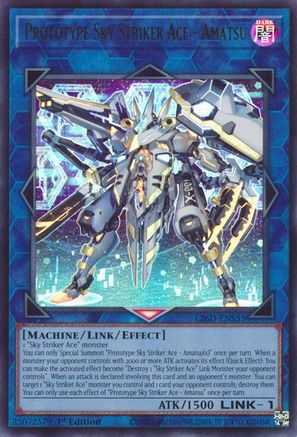 Prototype Sky Striker Ace - Amatsu (L26D-ENS35) - Ultra Rare