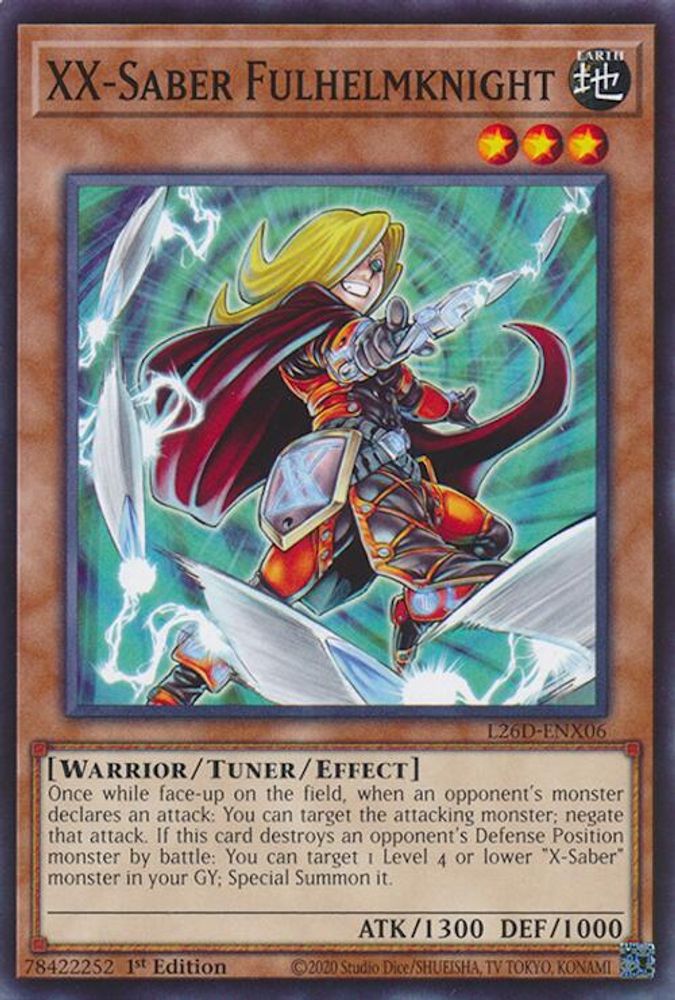 XX-Saber Fulhelmknight (L26D-ENX06) - Common