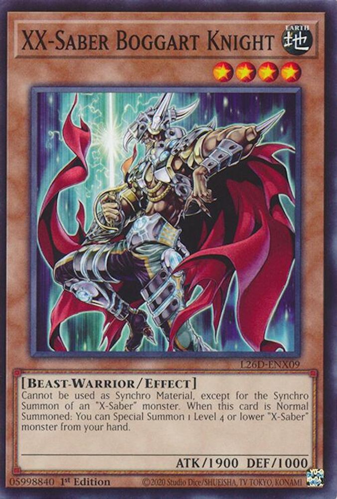 XX-Saber Boggart Knight (L26D-ENX09) - Common