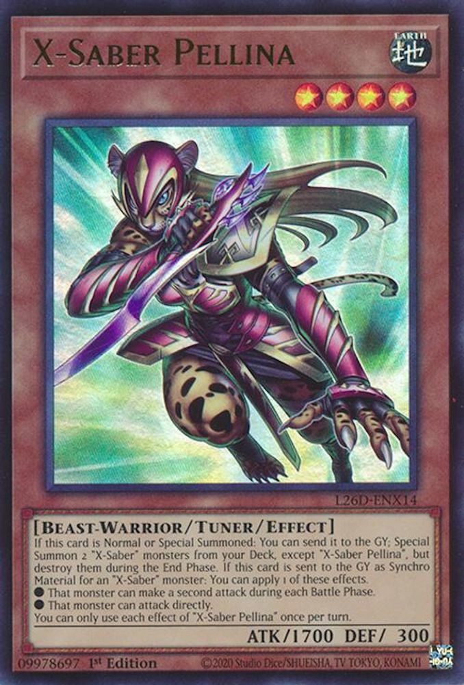 X-Saber Pellina (Ultra Rare) (L26D-ENX14) - Ultra Rare