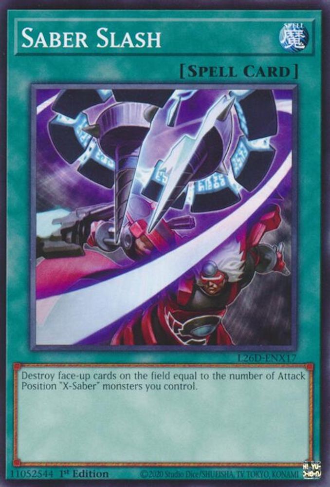 Saber Slash (L26D-ENX17) - Common