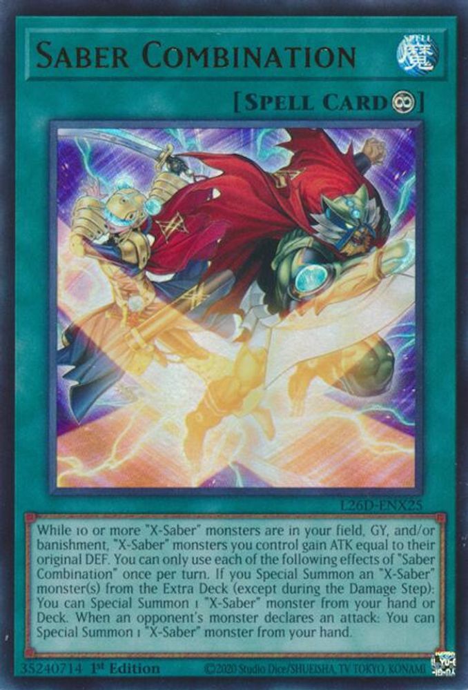 Saber Combination (L26D-ENX25) - Ultra Rare