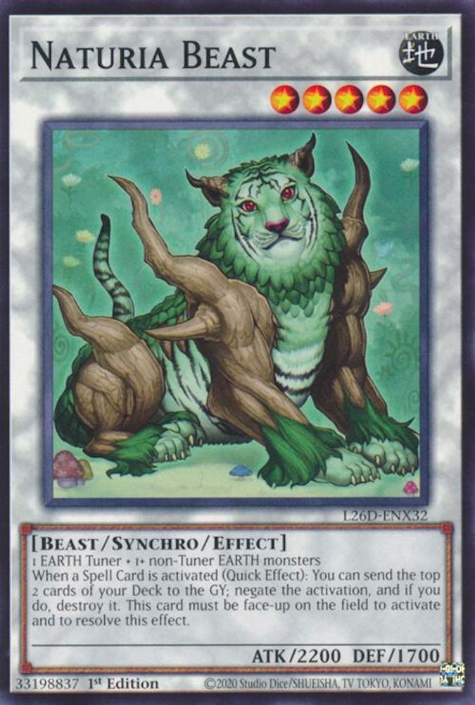 Naturia Beast (L26D-ENX32) - Common