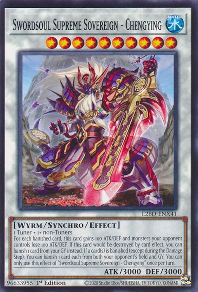 Swordsoul Supreme Sovereign - Chengying (L26D-ENX41) - Common