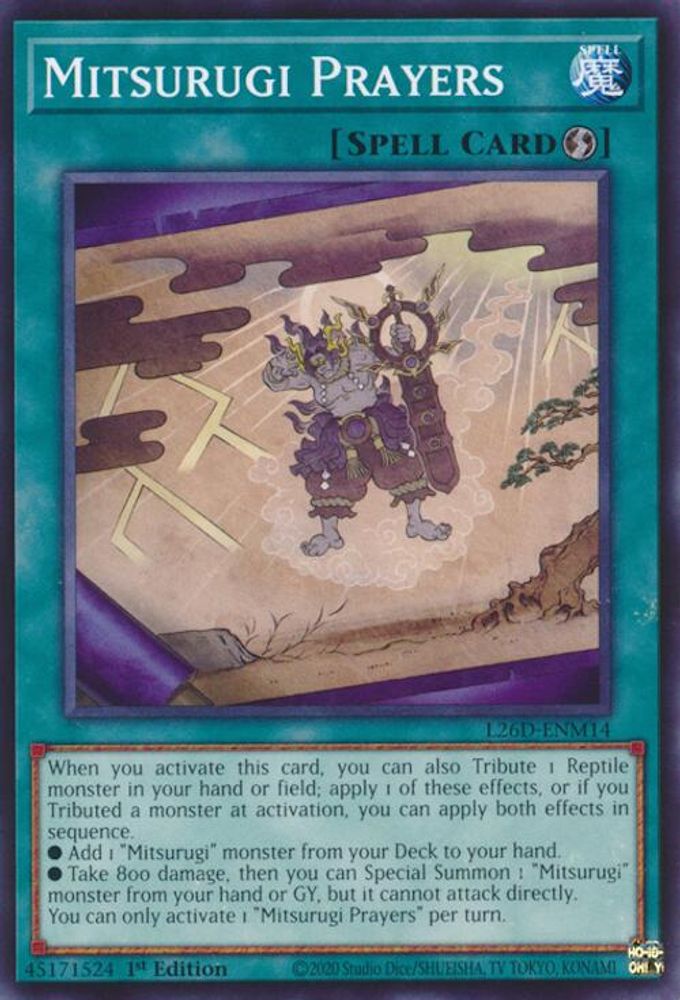 Mitsurugi Prayers (L26D-ENM14) - Common