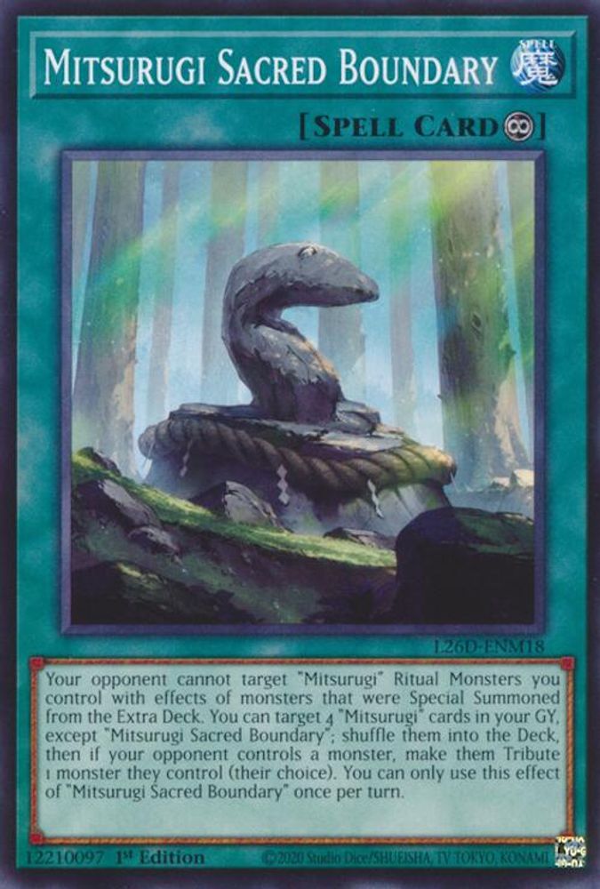 Mitsurugi Sacred Boundary (L26D-ENM18) - Common