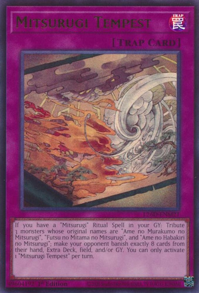 Mitsurugi Tempest (L26D-ENM21) - Ultra Rare