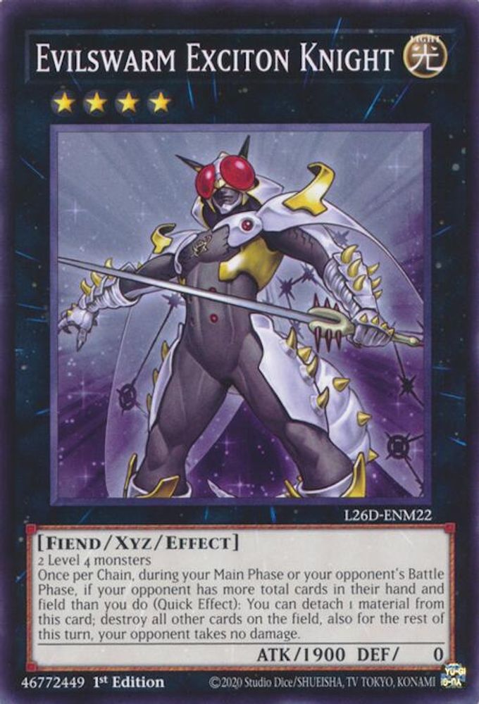 Evilswarm Exciton Knight (L26D-ENM22) - Common