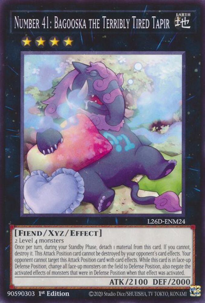 Number 41: Bagooska the Terribly Tired Tapir (L26D-ENM24) - Common