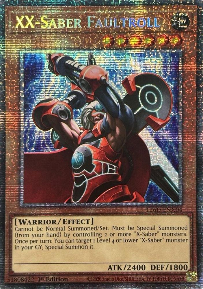 XX-Saber Faultroll (Starlight Rare) (L26D-ENX04) - Starlight Rare