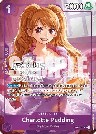 Charlotte Pudding (Regionals Finalist Card Set 26-27) (OP12-071) - Promo