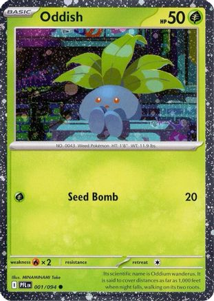 Oddish (Cosmos Holo) 001  - Holofoil - Common