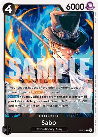 Sabo (Tournament Pack 2026 Vol. 2) (P-105) - Promo