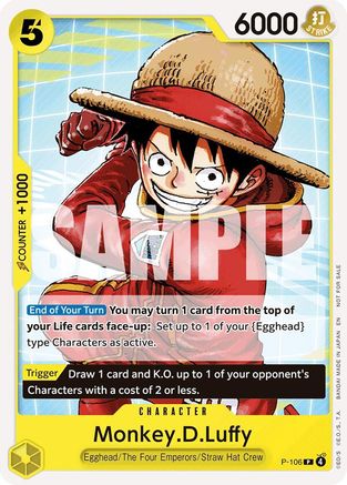 Monkey.D.Luffy (Tournament Pack 2026 Vol. 2) (P-106) - Promo