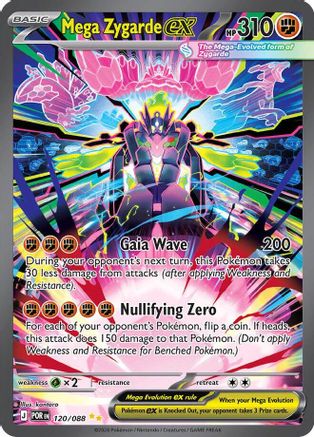 Mega Zygarde ex 120/088  - Holofoil - Special Illustration Rare