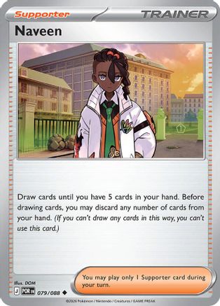 Naveen 079/088  - Reverse Holofoil - Uncommon