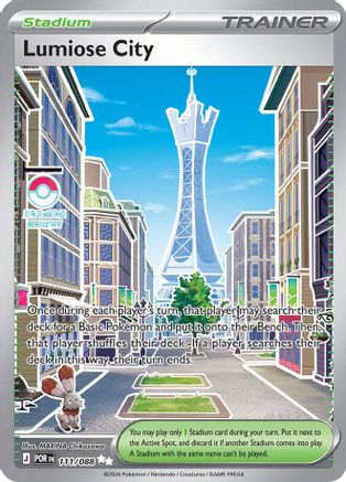 Lumiose City 111/088  - Holofoil - Ultra Rare