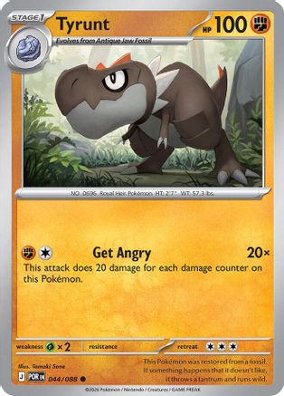 Tyrunt 044  - Reverse Holofoil - Common