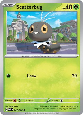 Scatterbug 007  - Reverse Holofoil - Common