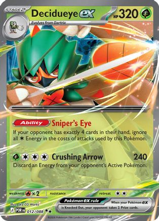 Decidueye ex 012/088  - Holofoil - Double Rare