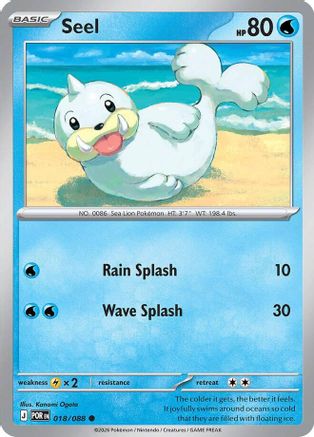 Seel 018  - Reverse Holofoil - Common