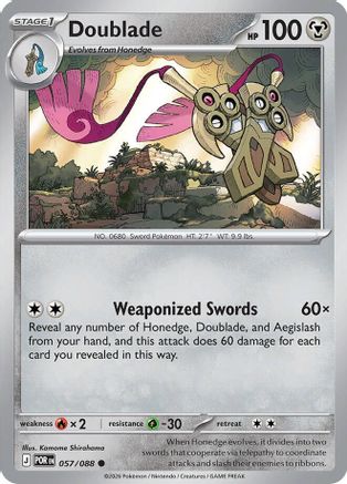 Doublade 057/088  - Reverse Holofoil - Common