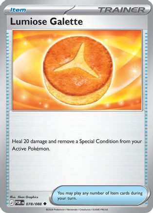 Lumiose Galette 078  - Reverse Holofoil - Uncommon