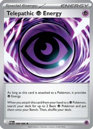 Telepathic Psychic Energy 088  - Holofoil - Rare