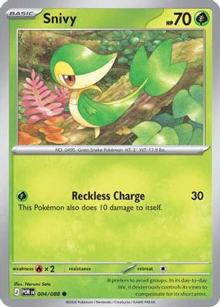 Snivy 004  - Reverse Holofoil - Common