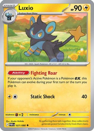 Luxio 027  - Uncommon
