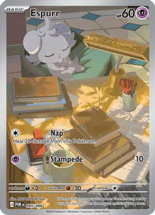 Espurr 095/088  - Holofoil - Illustration Rare