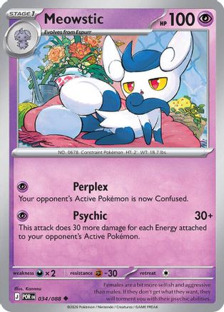 Meowstic 034  - Uncommon