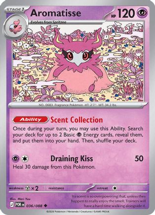 Aromatisse 036  - Reverse Holofoil - Uncommon