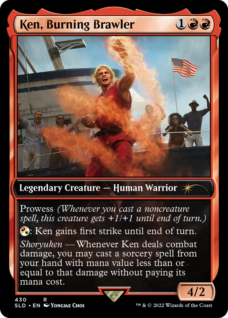 Ken, Burning Brawler [Série Secret Lair Drop] 