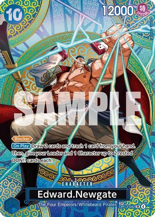 Edward.Newgate (SP) (OP13-042) - Super Rare
