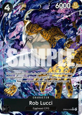 Rob Lucci (Alternate Art) (EB04-048) - Super Rare