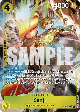 Sanji (EB04-052) (Alternate Art) (EB04-052) - Rare