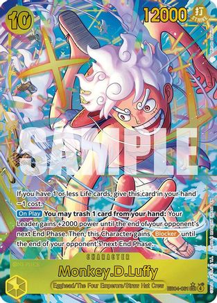 Monkey.D.Luffy (EB04-061) (Alternate Art) (EB04-061) - Secret Rare