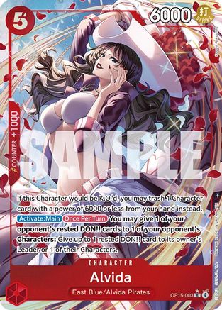 Alvida (Alternate Art) (OP15-003) - Rare
