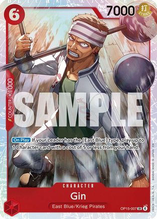 Gin (OP15-007) - Super Rare