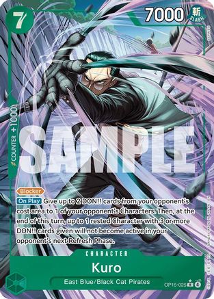 Kuro (Alternate Art) (OP15-025) - Rare
