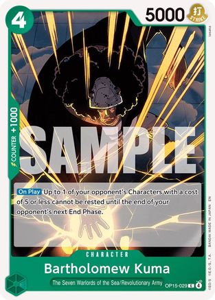 Bartholomew Kuma (OP15-029) (OP15-029) - Common