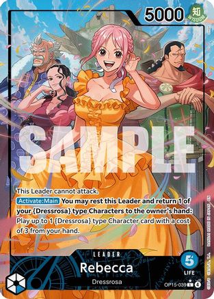 Rebecca (OP15-039) (Alternate Art) (OP15-039) - Leader