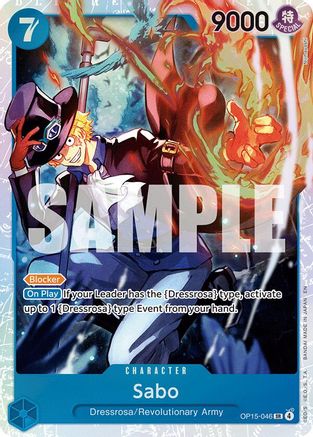 Sabo (OP15-046) - Super Rare