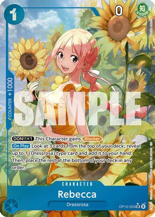 Rebecca (OP15-053) (Alternate Art) (OP15-053) - Super Rare