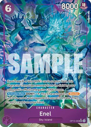 Enel (OP15-060) (Alternate Art) (OP15-060) - Super Rare