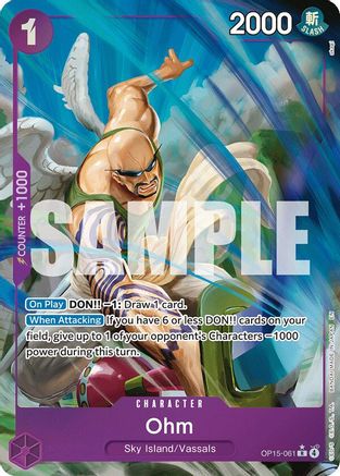 Ohm (Alternate Art) (OP15-061) - Rare