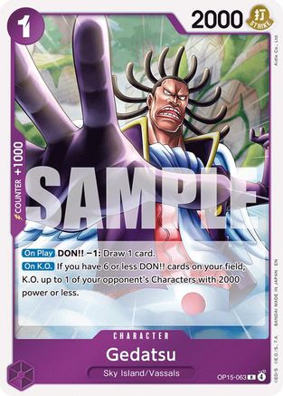Gedatsu (OP15-063) - Rare