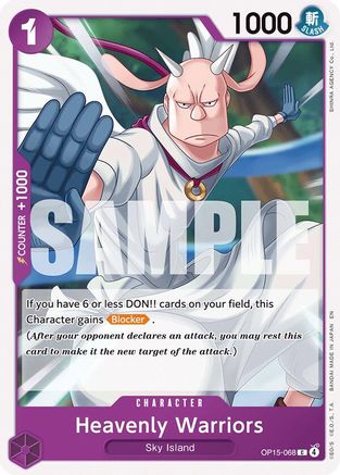 Heavenly Warriors (OP15-068) - Common