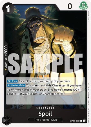 Spoil (OP15-083) - Common